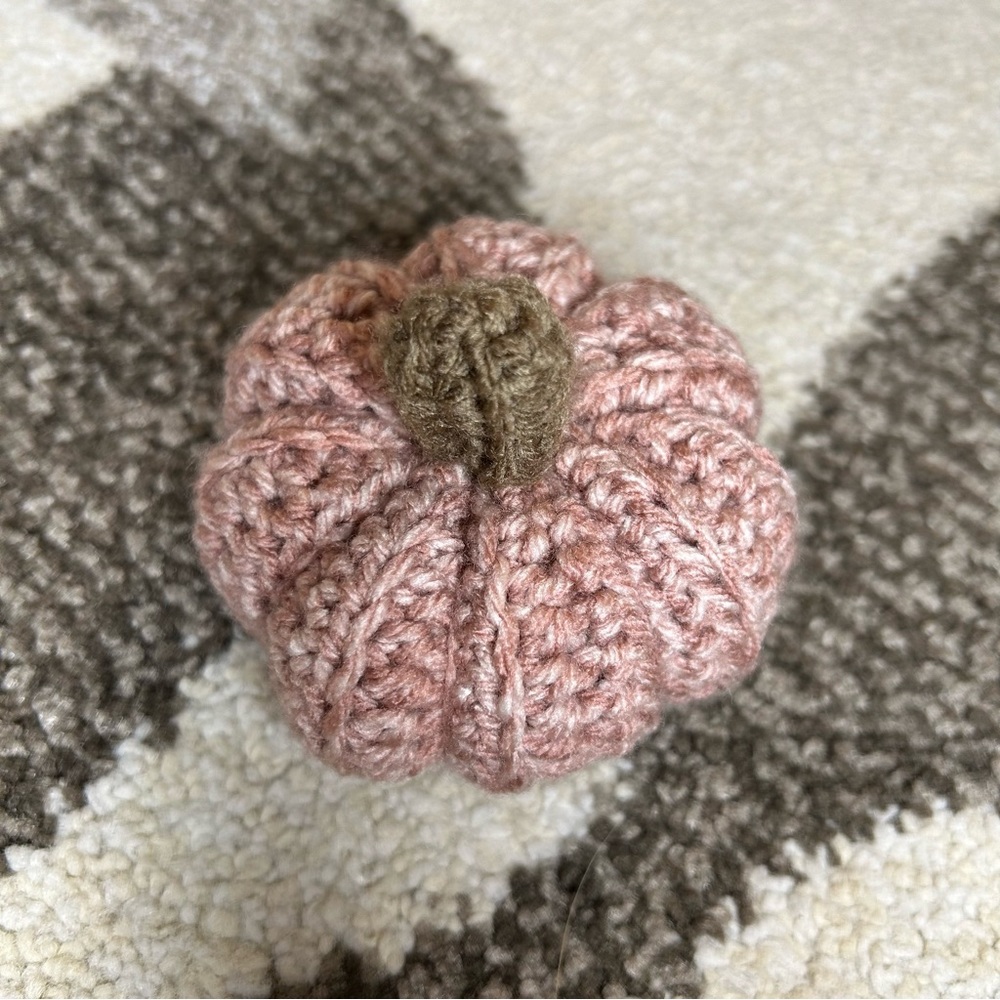 Hand Crocheted Pumpkin